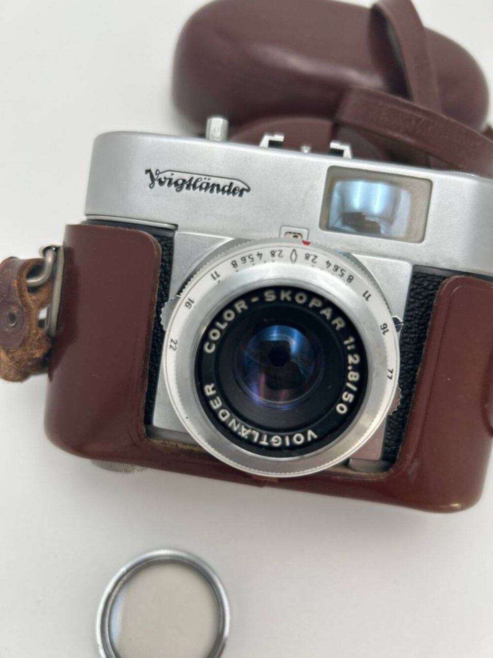 Vintage Voigtlander Vito B 35mm Camera Color-Skopar f/2.8